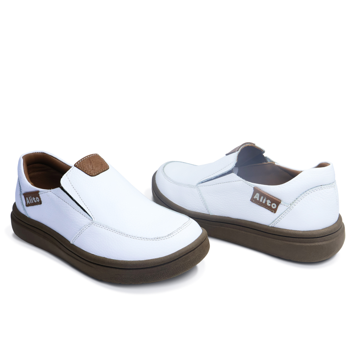 Zapatos para Niños de color blanco en vista lateral izquierda