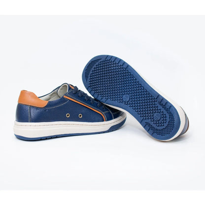 Zapatos para Niños de color azul en vista lateral izquierda