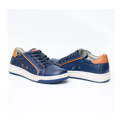 Zapatos para Niños de color azul en vista frontal