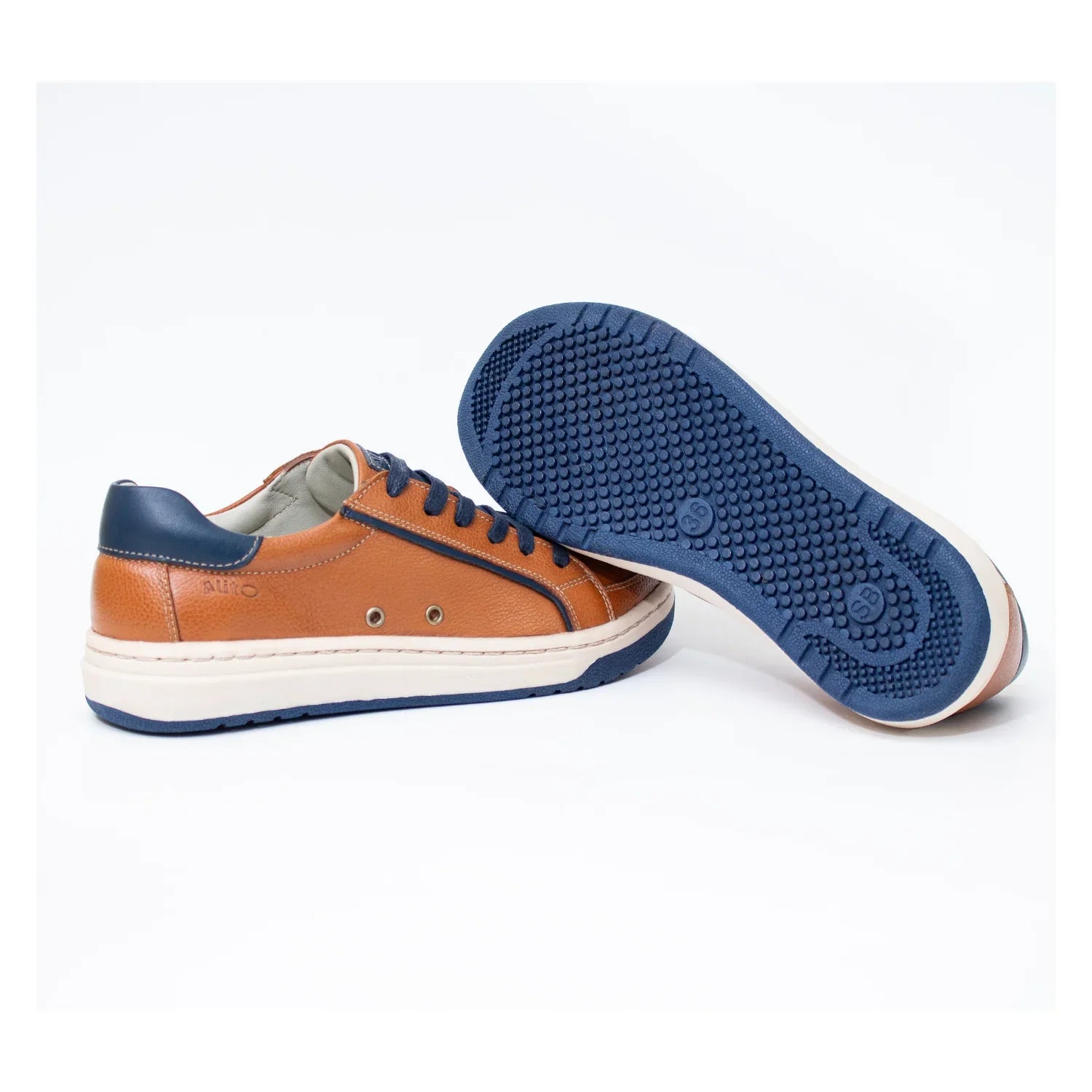 Zapatos para Niños de color cobre en vista lateral izquierda