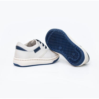 Zapatos para Niños de color hueso en vista lateral izquierda