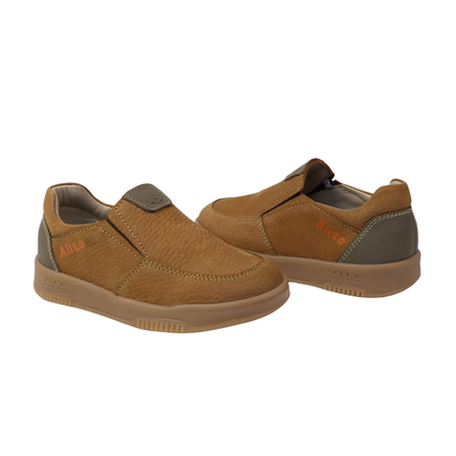 Zapatos para Niños de color natural en vista lateral izquierda