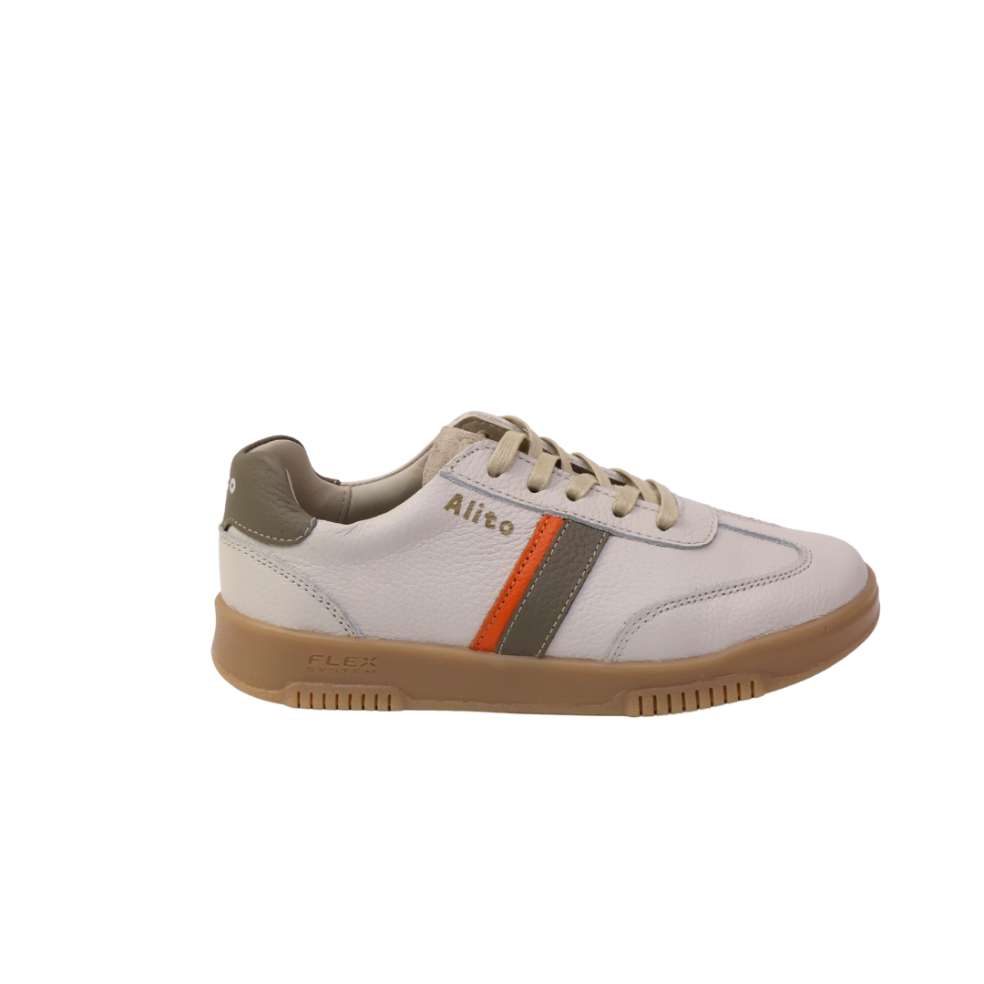 Zapatos para Niños de color hueso en vista frontal