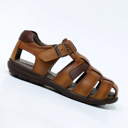 Sandalias para Niños de color natural en vista lateral derecha