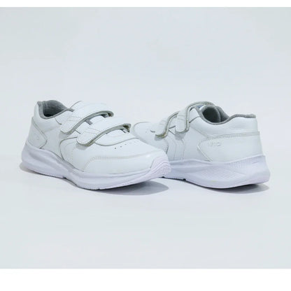 Zapatillas para Escolares de color blanca en vista lateral derecha