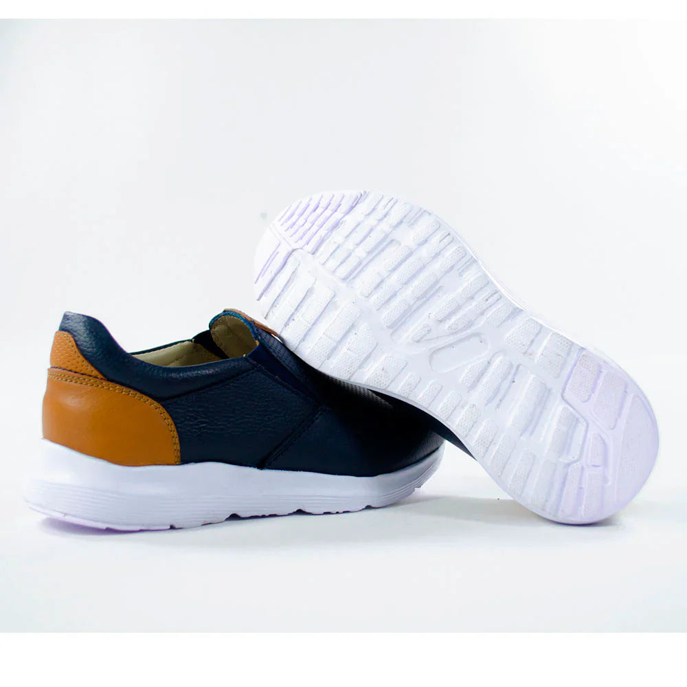 Zapatos para Niños de color azul en vista lateral izquierda