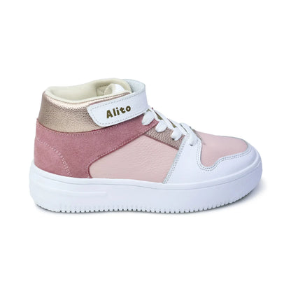 Zapatillas para Niñas de color rosado en vista lateral derecha