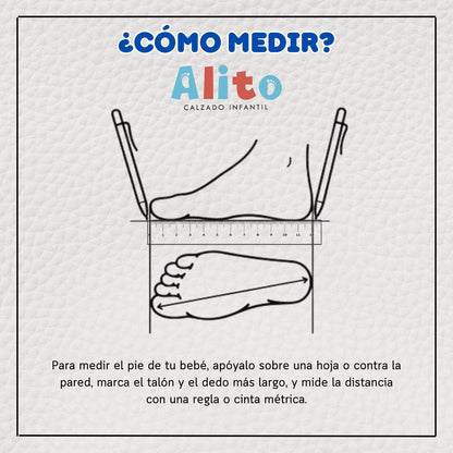 Guía para encontrar la talla correcta de calzado infantil