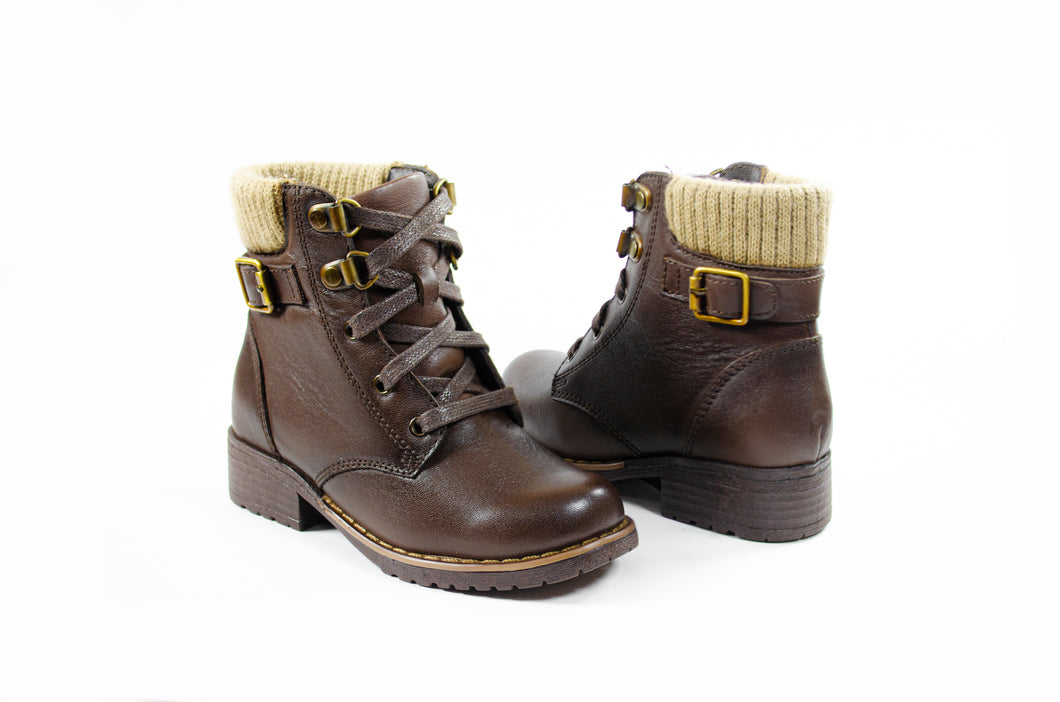 30021 BOTIN MARRON NIÑA